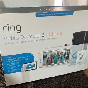 Ring video doorbell 2 + chime new